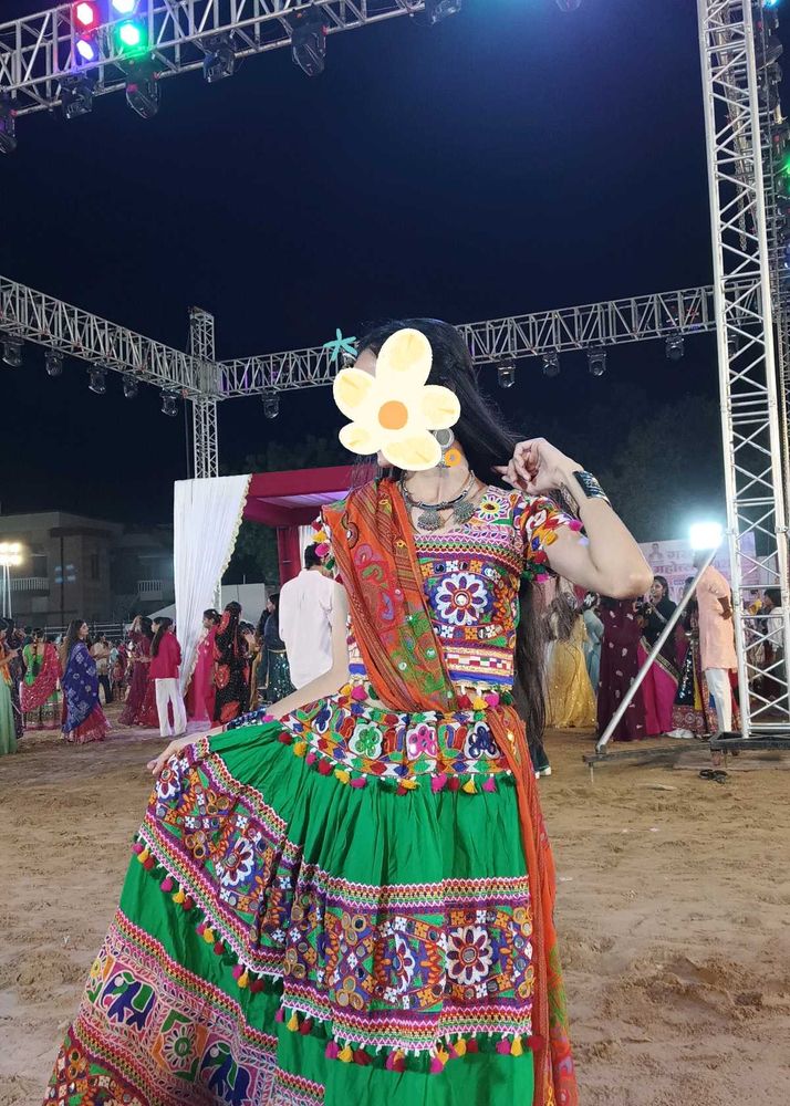 ✨ Multicolour Traditional Gujarati Chaniya choli