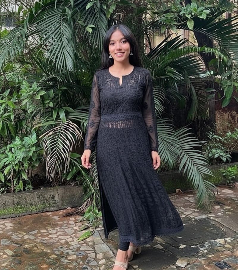 Elegant Black Kurta