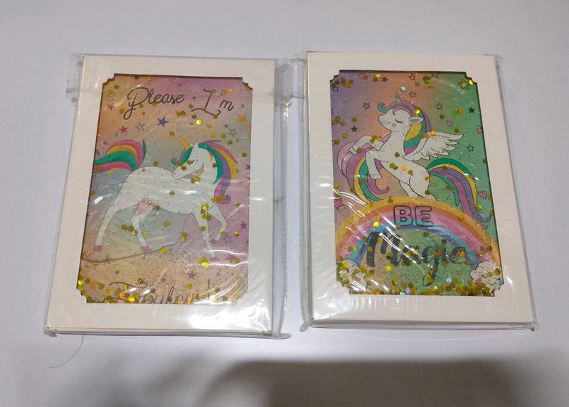 Unicorn Glitter Diaries - Set of 2