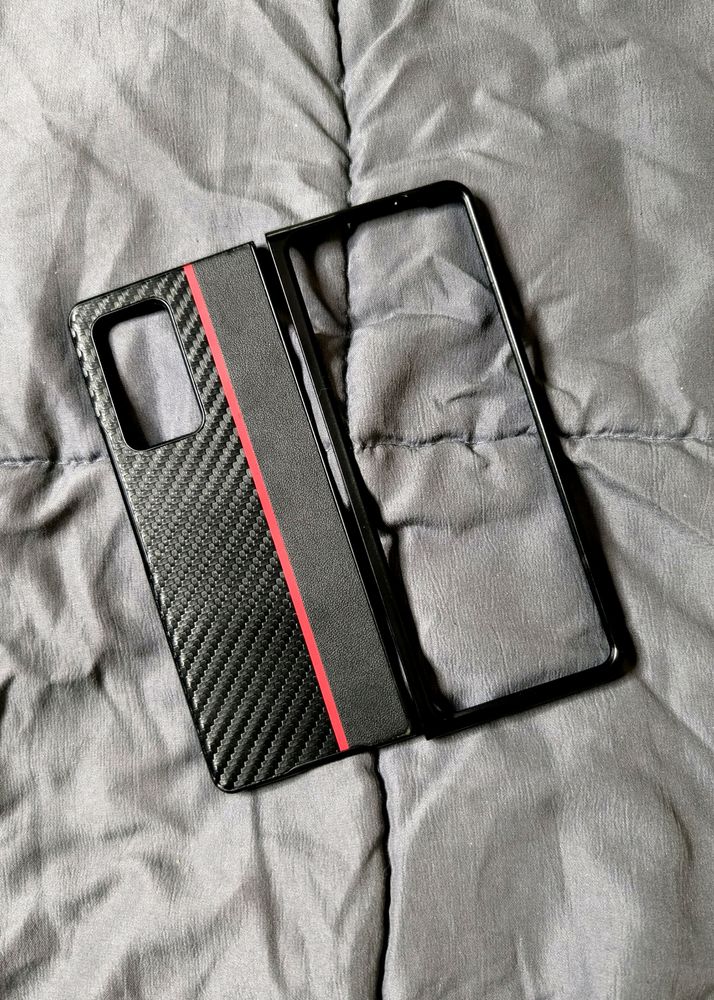 Galaxy Z Fold 2 5g Carbon Fiber Back Cover
