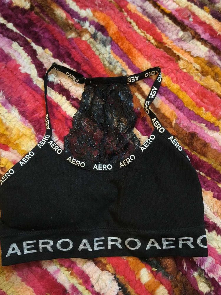 AERO Black Lace Bralette
