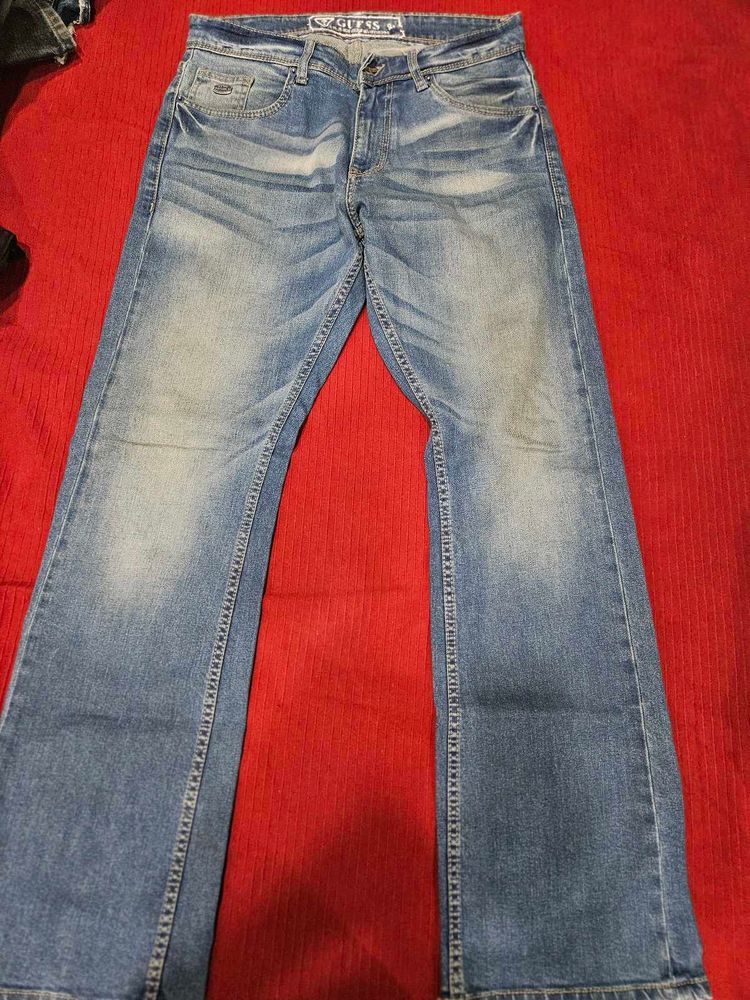 Guess Men’s Jeans – Size 32 | Monkey Wash | Vintag