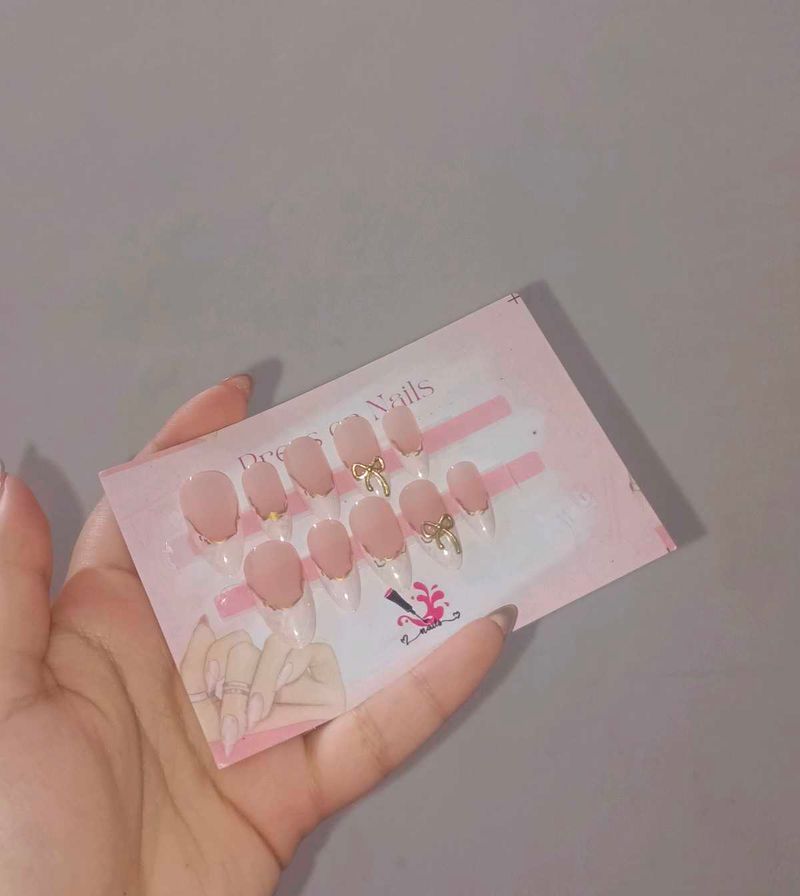 Press On Nails with Bows