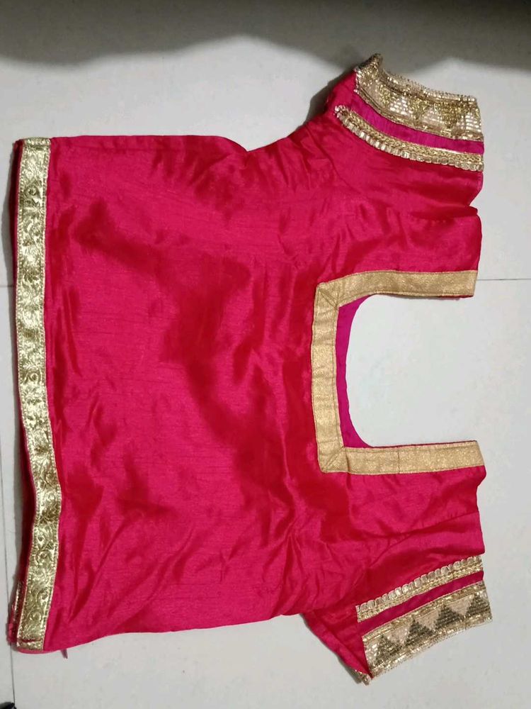 Pink &amp; Gold Blouse