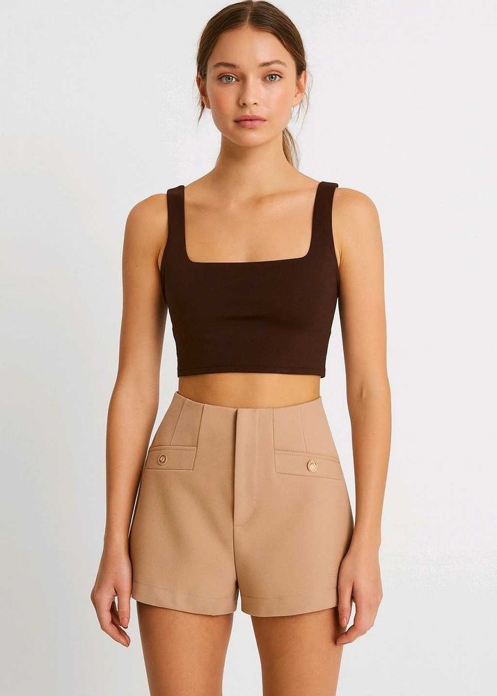 H&amp;M Beige Shorts