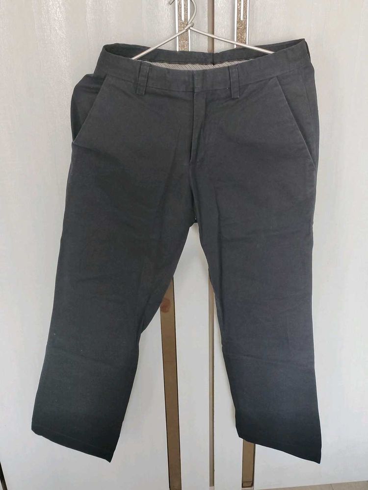 Men's Black Casual Trousers