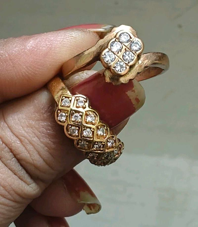 Exquisite Diamond and Gold Rings