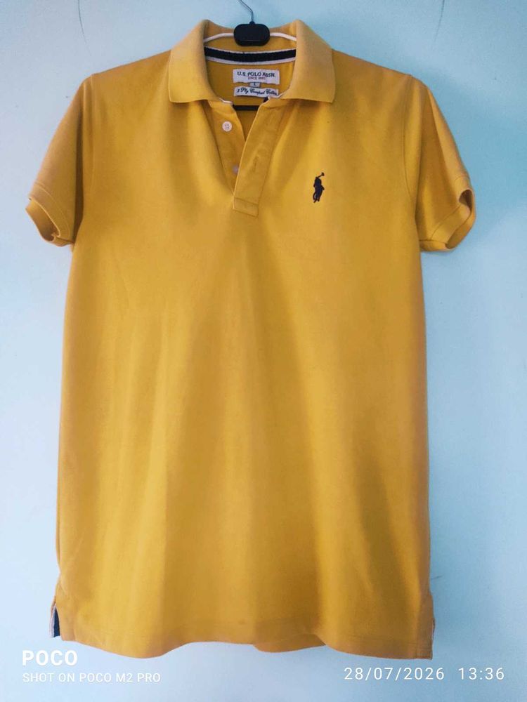Men's Yellow Polo T-Shirt