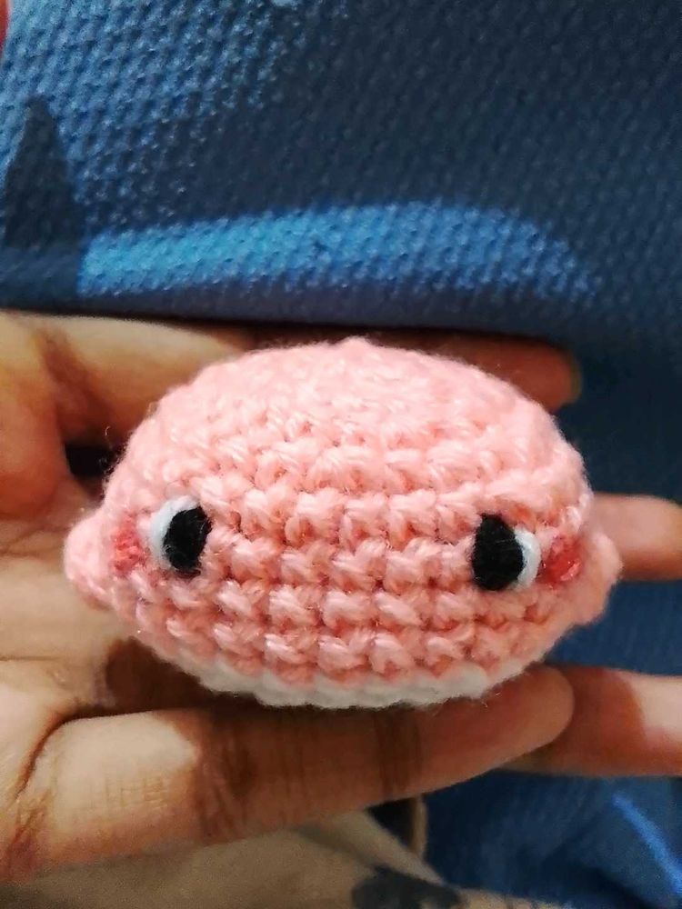 mini Cute Handmade Crochet whale