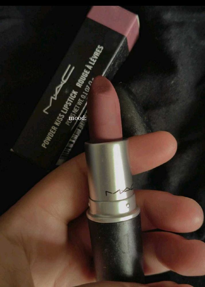 MAC Powder Kiss Lipstick shade sourta