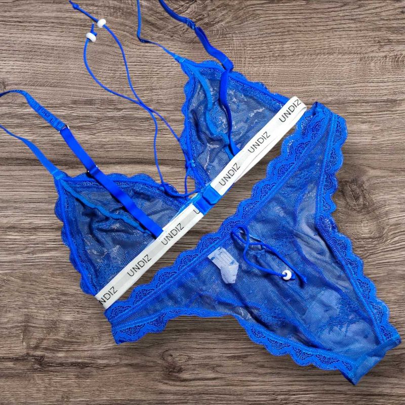 Undiz premium mesh bra and panty intimate wear set