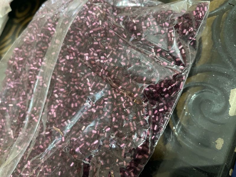 Purple Seed Beads