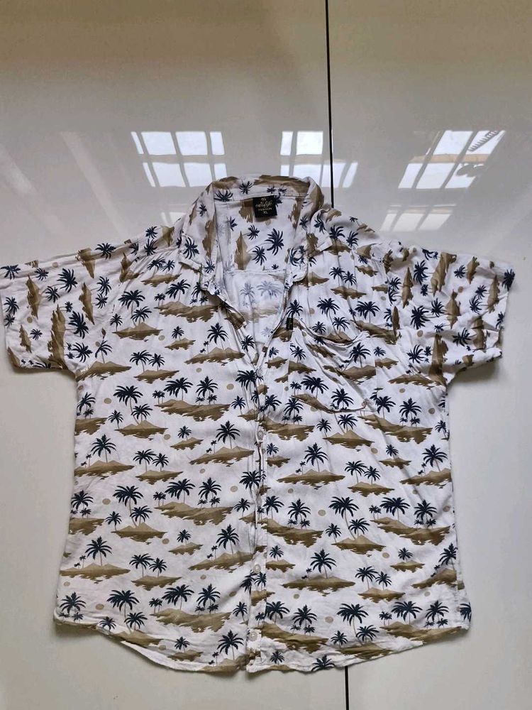 Men's Tropical Print Shirt