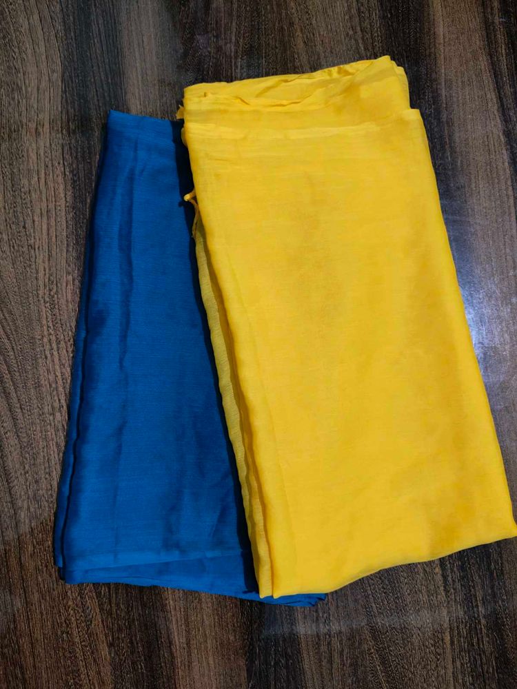 Blue &amp; Yellow Dupatta