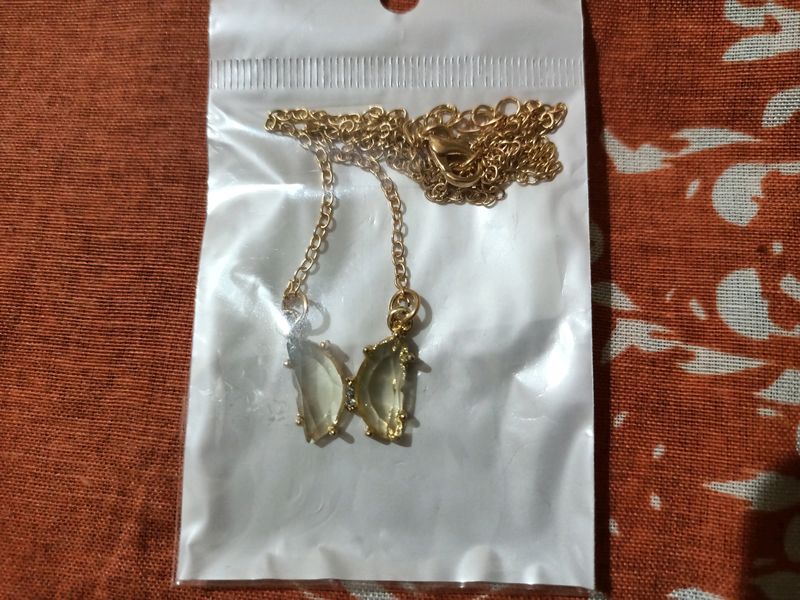 Crystal Butterfly Neck Chain