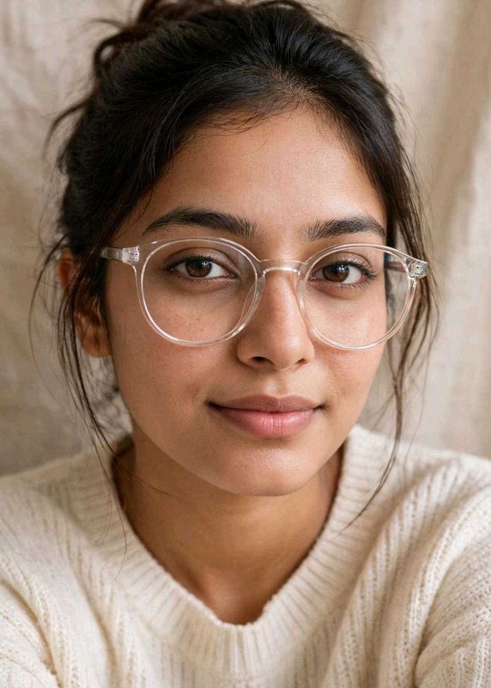 Clear Round Frame Glasses