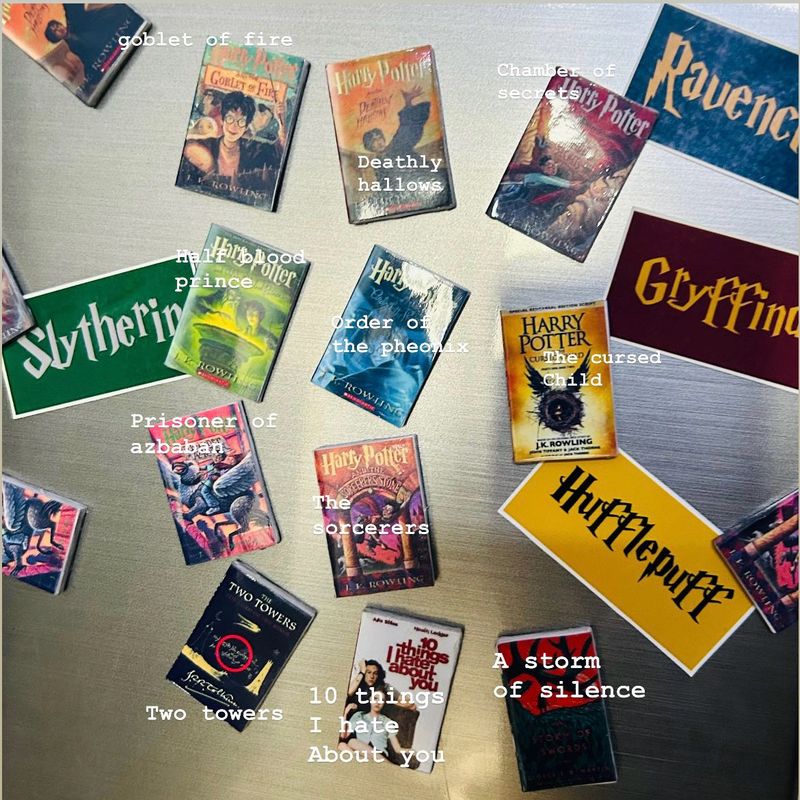 Harry Potter Fridge Magnets Set ( any four)