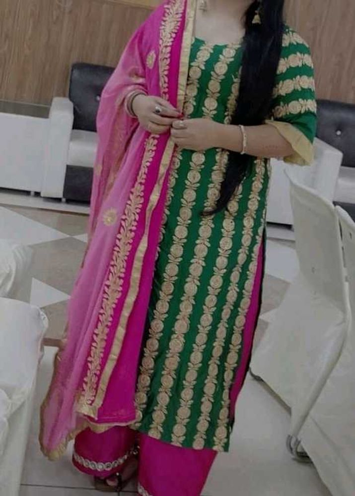 Elegant Green Kurta (only)