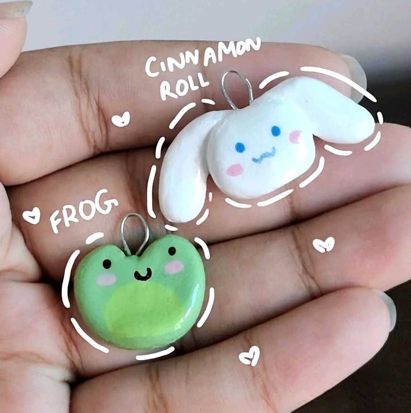 SANRIO Cinnamoroll &amp; Frog Charms