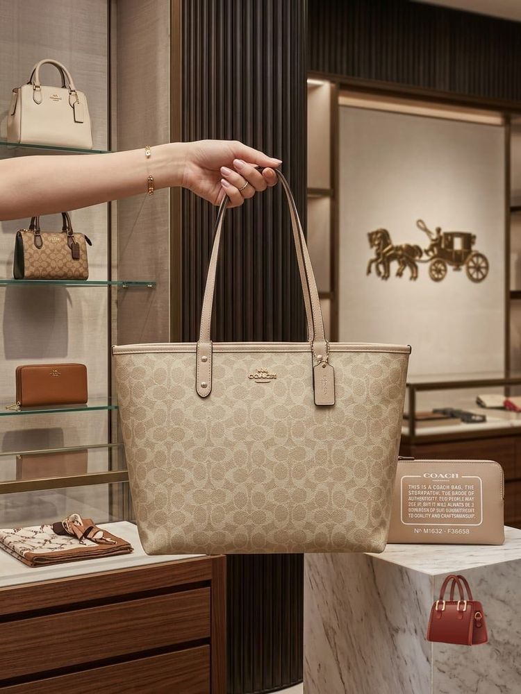 Coach Signature Tote Bag
