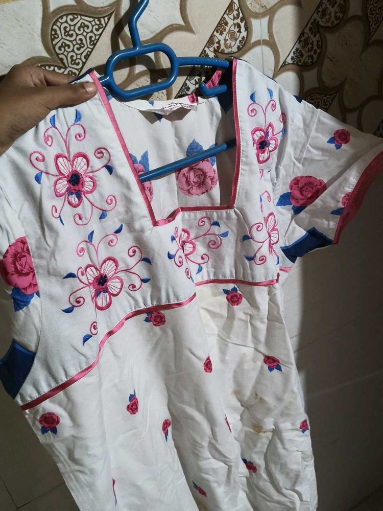 Cute Floral Night Suit