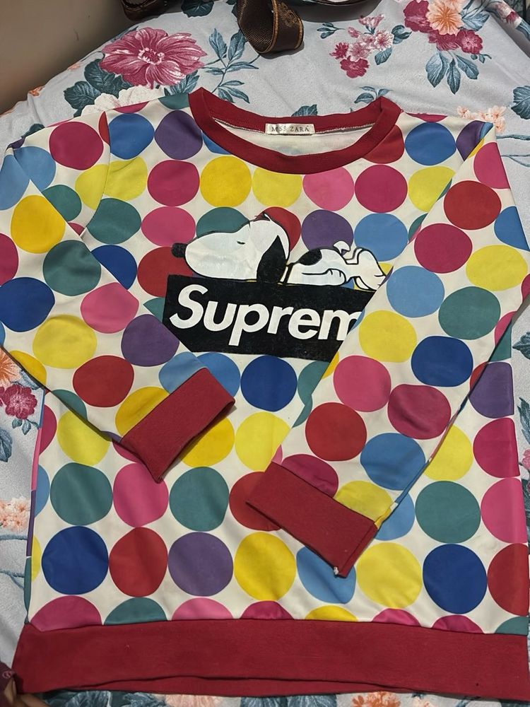 Snoopy Supreme Graphic Sweatshirt