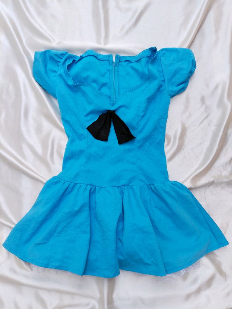 Vibrant Blue Cosplay Dress