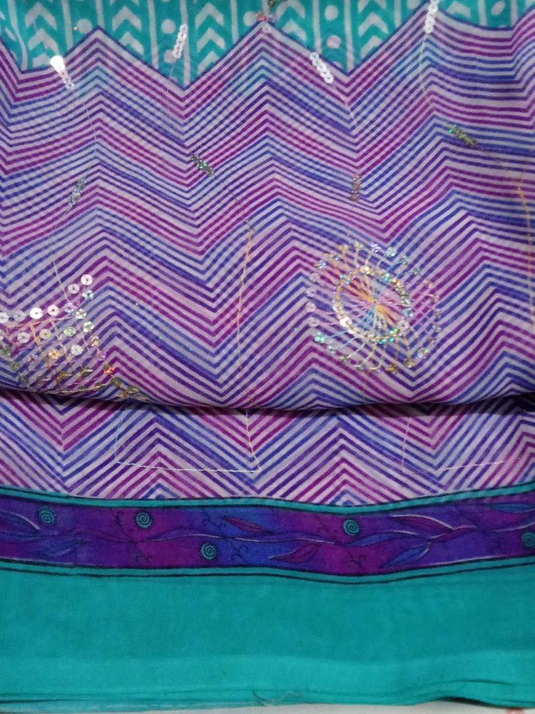 Elegant Patterned Saree