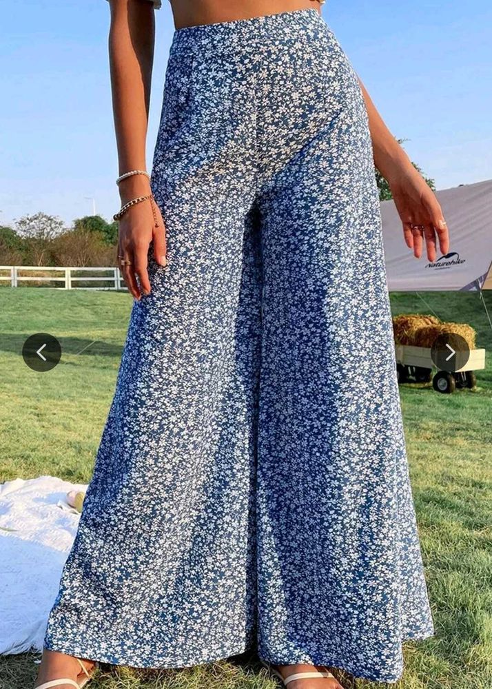 Floral Wide Leg Palazzo Pants