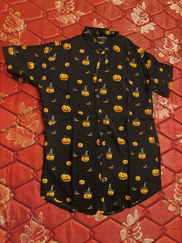 Graphic Cotton Casual Shirts - Set of 3