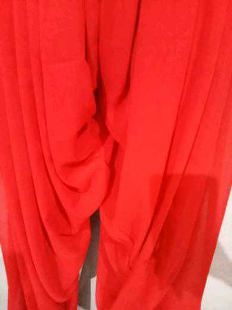 Red Patiala Salwar