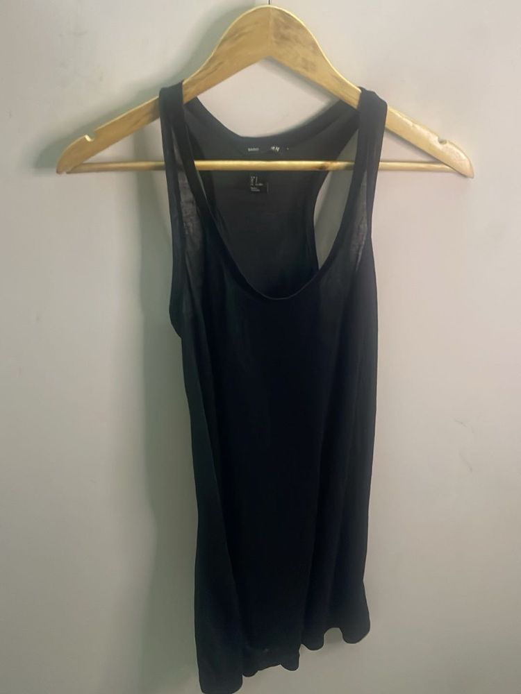 Classic Black Racerback Tank Top