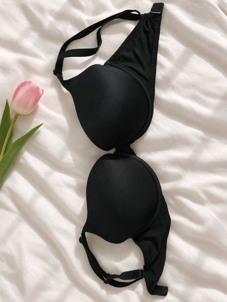 Classic Black Demi Push-Up Bra