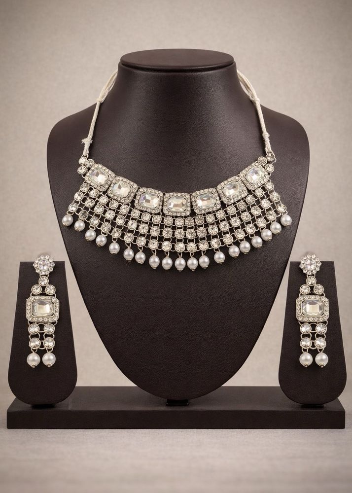 Bridal Diamond Necklace Set