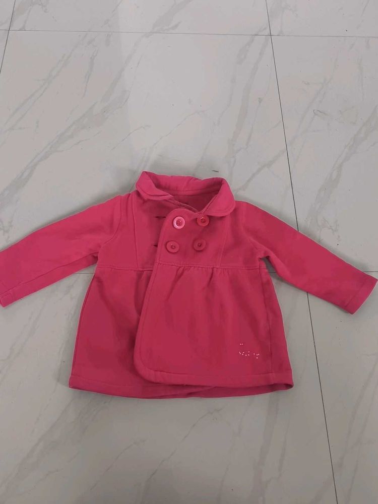 West side  Pink Baby Girls Jacket
