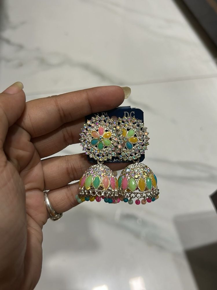 Designer Jhumka Earrings