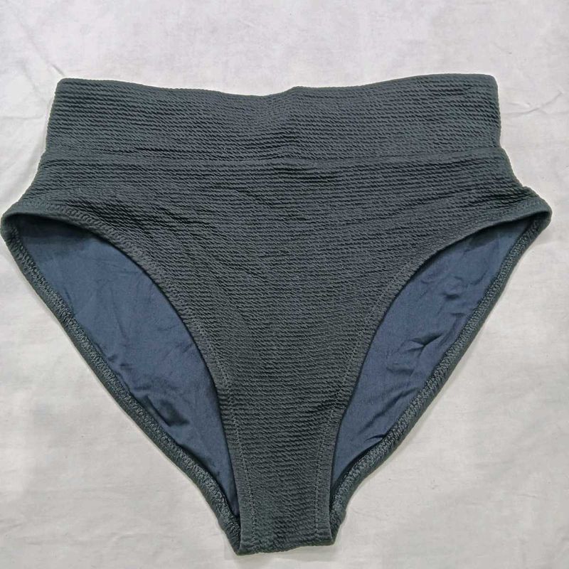❤️‍🔥 High Waisted Textured Bikini Bottoms