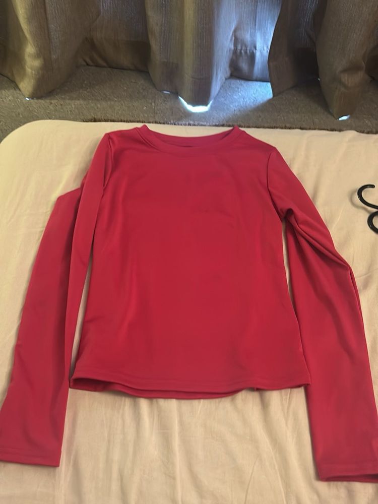 Long Sleeve Pink fitted Top (from new me)
