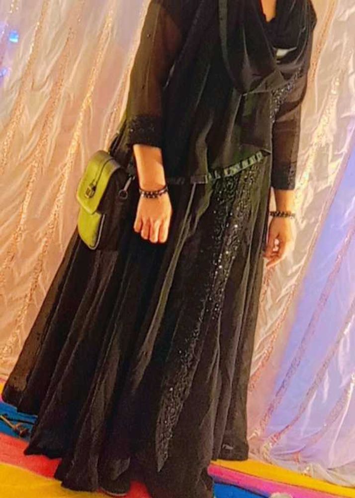 Elegant Black Kurta Set with Dupatta