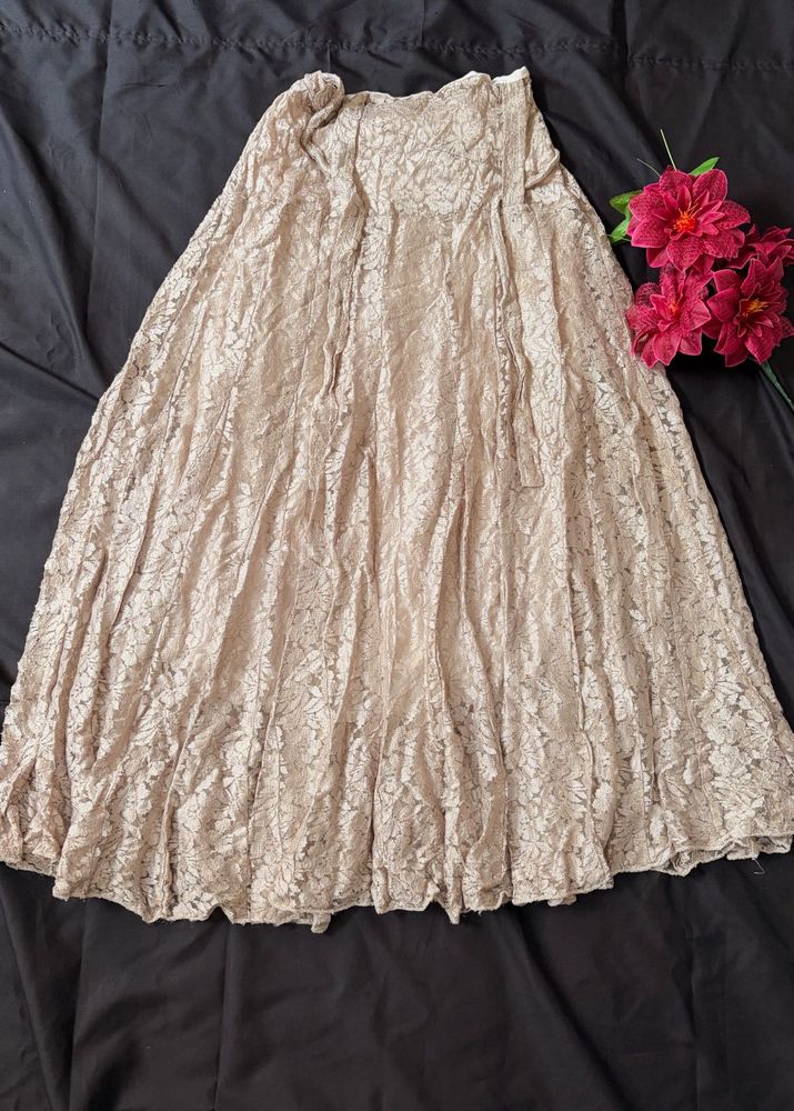 Boho Lace Maxi Skirt