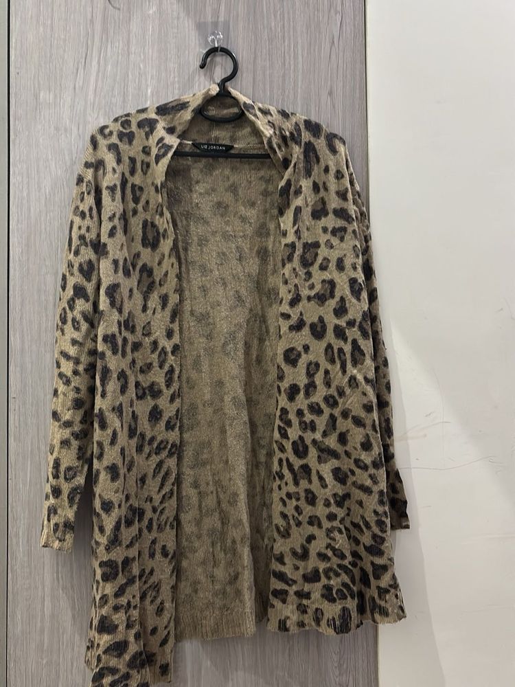 Leopard Print Cardigan