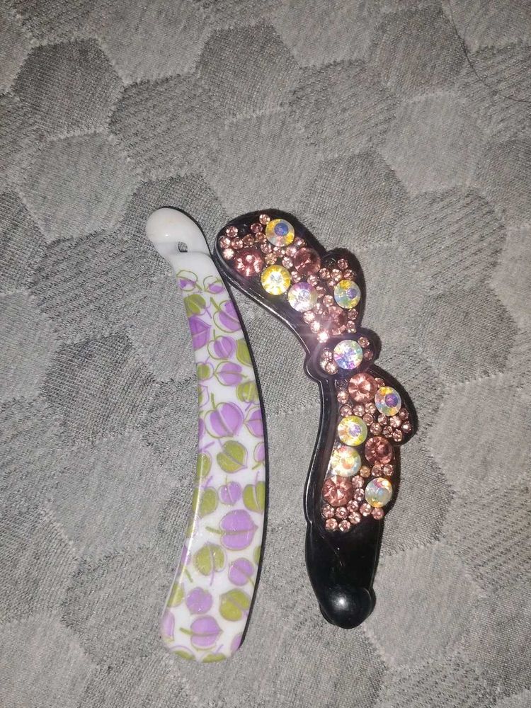 Sparkling &amp; Floral Hair Clips Set