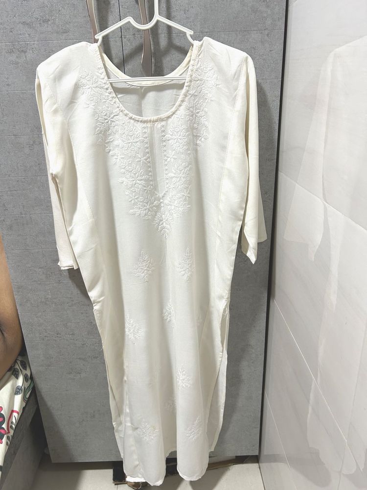 Elegant White Kurta