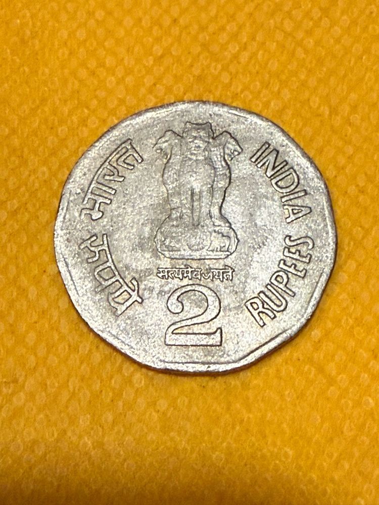 2rs Coin Issue Netaji Subhas Bose 1996 Rare