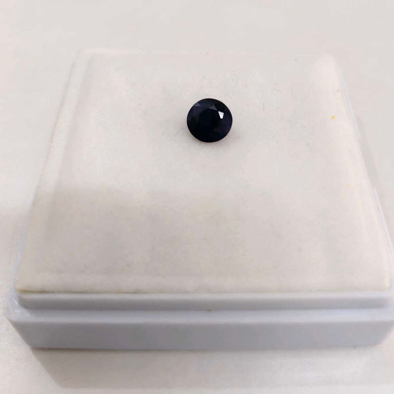 Dark real Blue Sapphire Gemstone