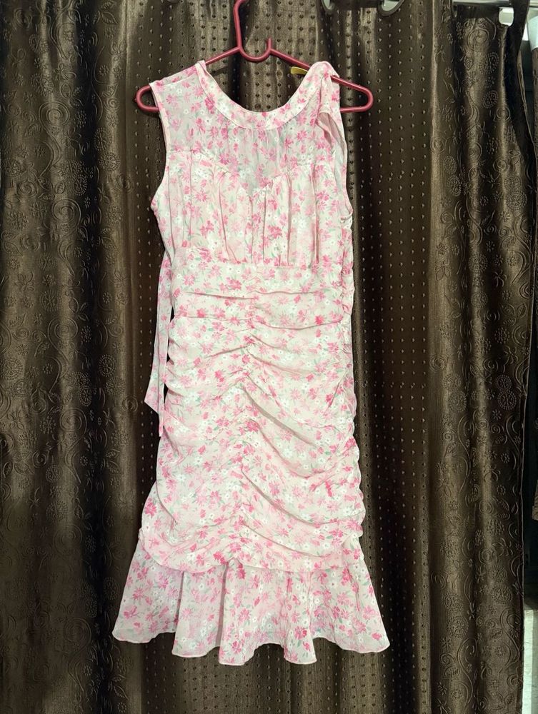 Pink Floral Dress 🌸