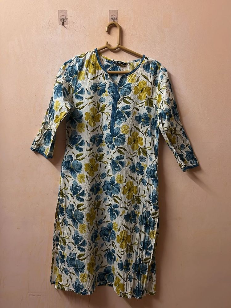 Floral print Kurta