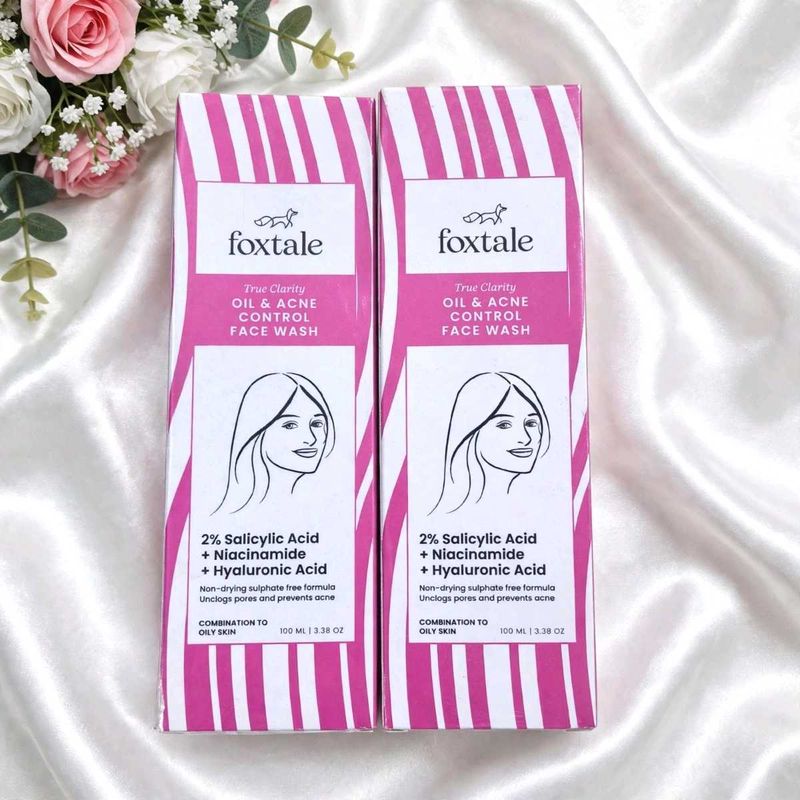 Foxtale Oil &amp; Acne Control Face Wash duo