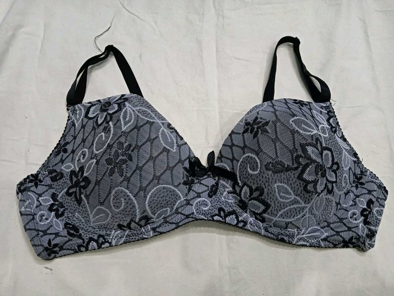 Lace Floral Padded Bra 🖤🖤