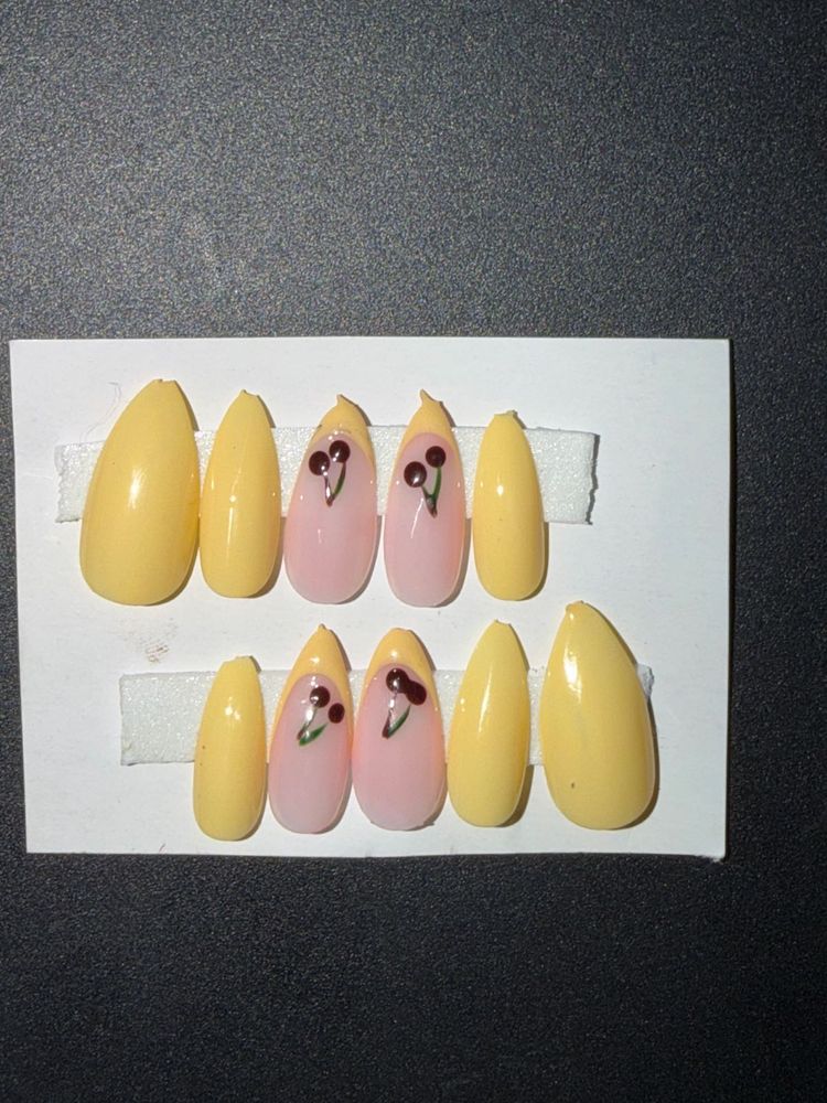 Cute Cherry Press-On Nails